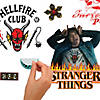 Stranger things season 4 icons peel & stick wall decals Image 3