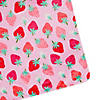 Strawberry Patch Plush Baby Blanket Image 3
