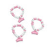 Stretchable Hard Candy Bracelets with Princess Charm - 12 Pc. Image 1