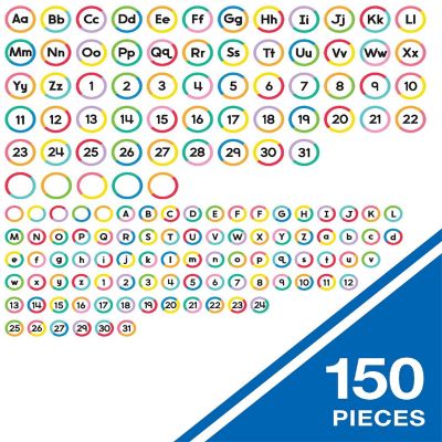 Student Numbers and Word Wall Letters Mega Pack Cutouts Image 1