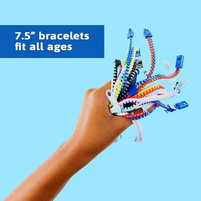 Studico Zip-Zip Hooray Fidget Bracelets for Kids, Multi-Colored Sensory Toys, Perfect for Kid's Party Favors / 48 Pack Image 2