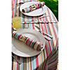Summer Stripe Outdoor Tablecloth 60 Round Image 4