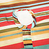 Summer Stripe Outdoor Tablecloth With Zipper 52 Round Image 4