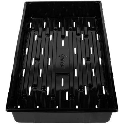 SUNPACK Products Food Grade and BPA Free, 10 Inches x 20 Inches Tray, with Drain Holes, Black Image 1