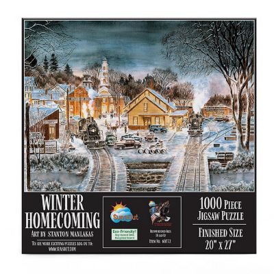 Sunsout Winter Homecoming 1000 pc  Jigsaw Puzzle Image 2