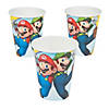 Super Mario Brothers&#8482; Mario & Luigi Disposable Paper Cups - 8 Ct. Image 1