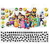 Super mario giant peel & stick wall decal with alphabet Image 1