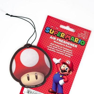 Super Mario Toad Air Freshener Licensed Nintendo Accessories Strawberry Image 3