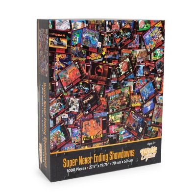 Super Never Ending Showdowns Retro Video Games 1000-Piece Jigsaw Puzzle Image 1