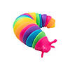 Super Sensory Rainbow Fidget Slugs - 6 Pc. Image 1