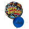 Superhero Happy Birthday Balloon Centerpieces - 16 Pc. Image 1