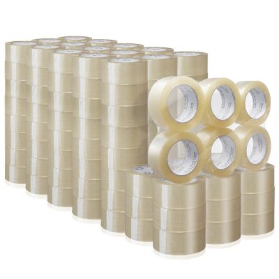 Sure-Max 144 Rolls Carton Sealing Clear Packing Tape Box Shipping - 2 mil 2" x 110 Yards Image 1