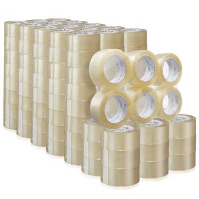 Sure-Max 144 Rolls Clear Carton Sealing Packing Tape Shipping - 1.8 mil 2" x 110 Yards Image 1