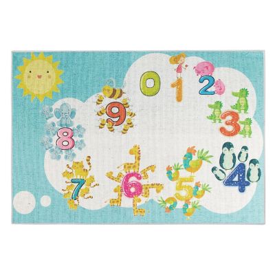 SUSSEXHOME 123 Educational Rug 3x5 Image 1