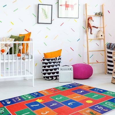 SUSSEXHOME HopScotch Classroom Rug 3x5 Image 2
