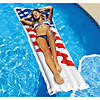 Swim Central 72-Inch Inflatable White and Red American Flag Swimming Pool Air Mattress Image 1