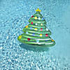 Swimline 70" Christmas Tree Inflatable Pool Mattress Raft Image 1