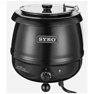 SYBO SB-6000 Soup Kettle with Hinged Lid and Detachable Stainless Steel Insert Pot Image 1