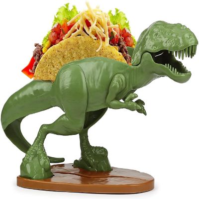 TACOsaurus Rex Sculpted Dinosaur Taco & Snack Holder Image 1