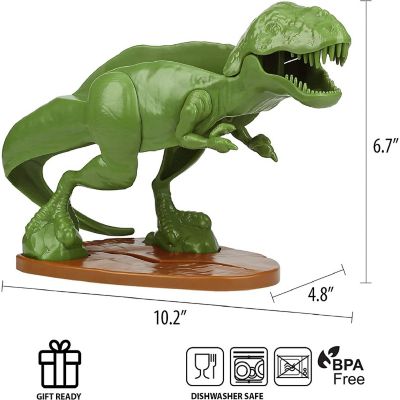 TACOsaurus Rex Sculpted Dinosaur Taco & Snack Holder Image 1