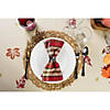 Taupe Woven Paper Round Placemat (Set Of 6) Image 3