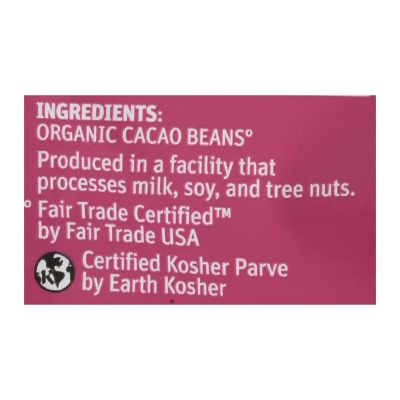 Tcho Chocolate - Cacao Nibs Crush This - Case of 6-7.8 OZ Image 1