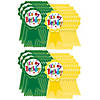 Teacher Created Resources Birthday Ribbons Wear 'Em Badges, 16 Per Pack, 6 Packs Image 1