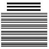 Teacher Created Resources Black and White Stripes Straight Border Trim, 35 Feet Per Pack, 6 Packs Image 1