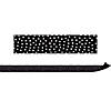 Teacher Created Resources Black with White Painted Dots Magnetic Border, 24 Feet Per Pack, 2 Packs Image 1