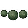 Teacher Created Resources Boxwood Hanging Paper Lanterns, 3 Per Pack, 3 Packs Image 1