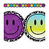 Teacher Created Resources Brights 4Ever Smiley Faces Die-Cut Border Trim, 35 Feet Per Pack, 6 Packs Image 1