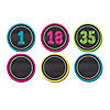 Teacher Created Resources Chalkboard Brights Numbers Magnetic Accents, 42 Pieces Per Pack, 3 Packs Image 1
