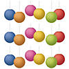 Teacher Created Resources Colorful 8" Hanging Paper Lanterns, 6 Per Pack, 3 Packs Image 1