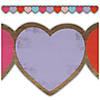 Teacher Created Resources Home Sweet Classroom Hearts Die-Cut Border Trim, 35 Feet Per Pack, 6 Packs Image 1