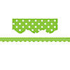 Teacher Created Resources Lime Mini Polka Dots Border Trim, 35 Feet Per Pack, 6 Packs Image 1