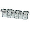 Teacher Created Resources Metal Pail with Handle, Pack of 6 Image 1