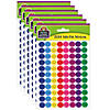 Teacher Created Resources Mini Happy Face Stickers Valu-Pak, Multi Color, 1,144 Per Pack, 6 Packs Image 1
