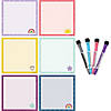 Teacher Created Resources Oh Happy Day Dry-Erase Magnetic Square Notes Image 1