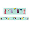 Teacher Created Resources Oh Happy Day Pom-Poms and Tassels Straight Border Trim, 35 Feet Per Pack, 6 Packs Image 1