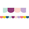 Teacher Created Resources Oh Happy Day Scalloped Die-Cut Border Trim, 35 Feet, 6 Packs Image 1