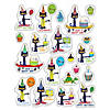 Teacher Created Resources Pete the Cat Happy Birthday Stickers, 120 Per Pack, 12 Packs Image 1