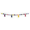 Teacher Created Resources Pom-Poms and Tassels Garland, Pack of 3 Image 2