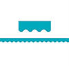 Teacher Created Resources Teal (solid) Scalloped Border Trim, 35 Feet Per Pack, 6 Packs Image 1