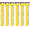 Teacher Created Resources Yellow Mini Polka Dots Border Trim, 35 Feet Per Pack, 6 Packs Image 1