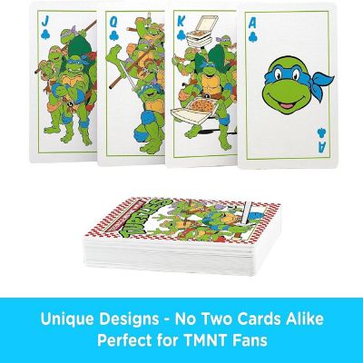 Teenage Mutant Ninje Turtles Pizza Playing Cards Image 2