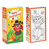 Thanksgiving Activity Treat Bags - 12 Pc. Image 1