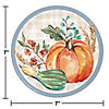 Thanksgiving Cornucopia Dessert Plates Image 1