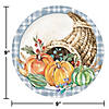 Thanksgiving Cornucopia Paper Plates Image 1
