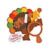 Thanksgiving Turkey Picture Frame Magnet Craft Kit - Makes 12 Image 1