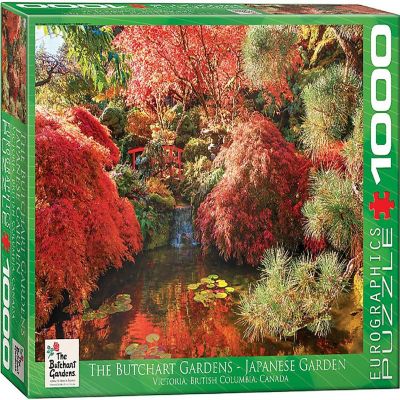 The Butchart Gardens Japanese Garden 1000 Piece Jigsaw Puzzle Image 1